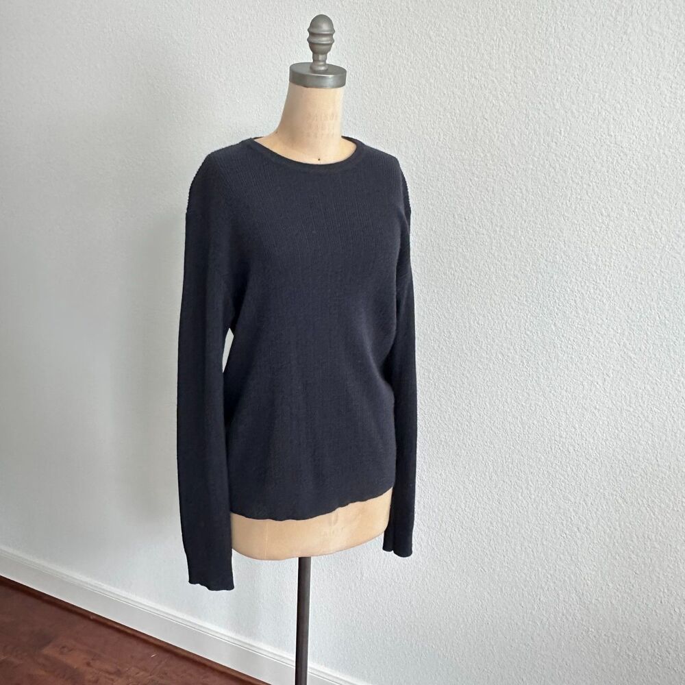 Editions  M.R Paris Mens Black Wool  Sweater - Size - XL